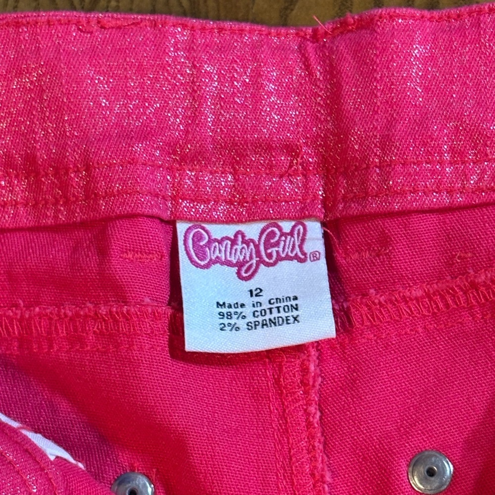 Sparkling Hot Pink Skinny Jeans - Picture 4 of 4